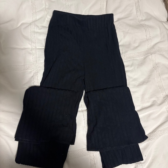 ZARA Ribbed Flared Pants – Size S - Picture 1 of 3
